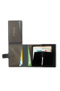 NIID - RFID Slide Mini Wallet  Saffiano Genuine Leather  防盜刷真皮智慧卡夾